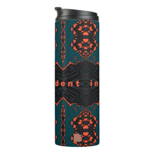 Independent in Orange and Green Thermal Tumbler