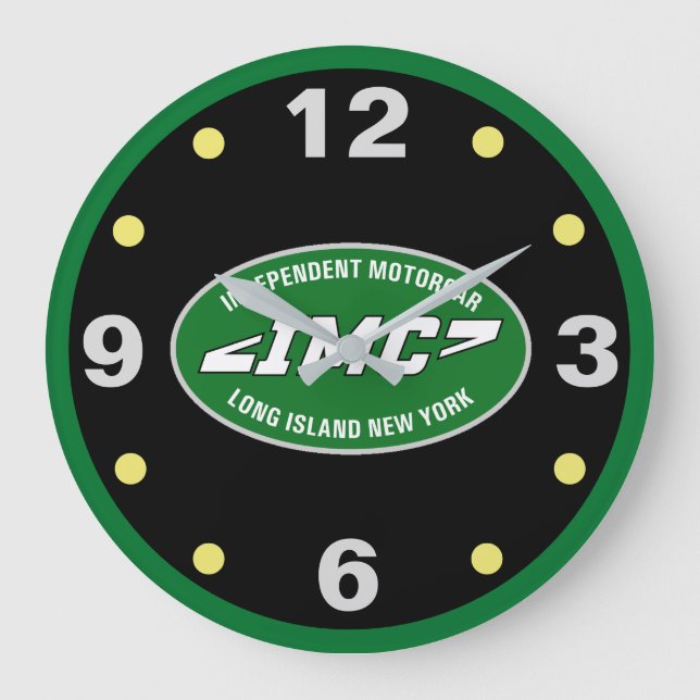 INDEPENDENT MOTORCAR LARGE CLOCK (Front)