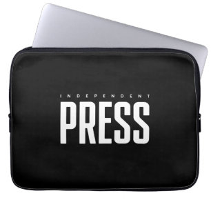 Independent Press Identification Badge Laptop Sleeve