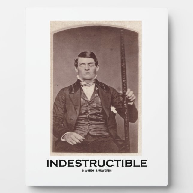 Indestructible (Phineas Gauge) Plaque (Front)