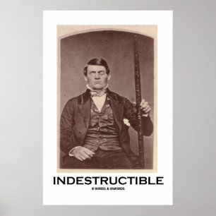 Indestructible (Phineas Gauge) Poster