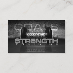 Indestructible Strength Training Business Card