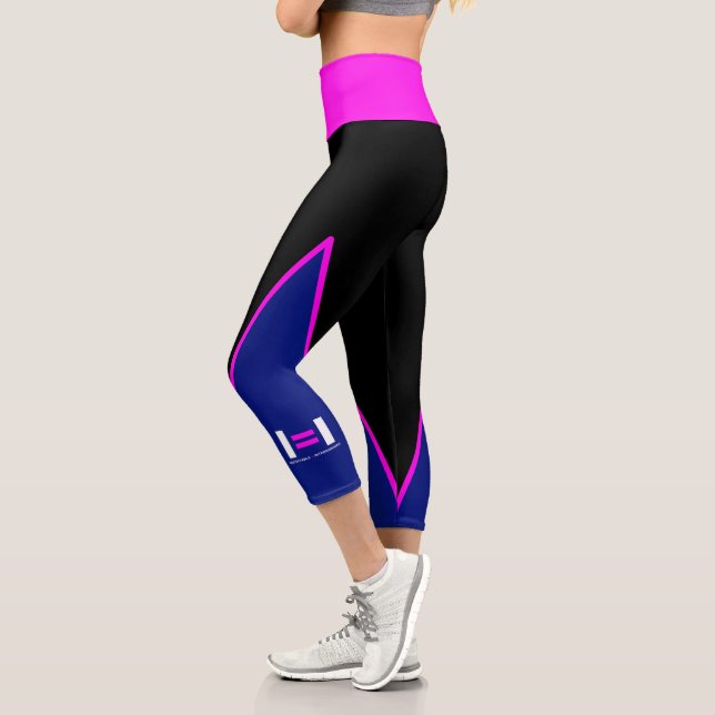 Indetectable es igual a Intransmisible VIH Capri Leggings (Left)