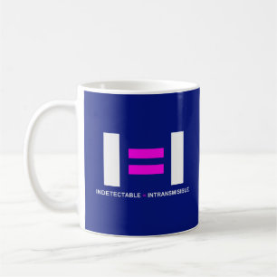 Indetectable es igual a Intransmisible VIH Coffee Mug