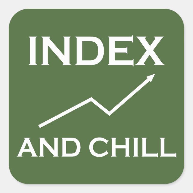 Index And Chill Square Sticker (Front)