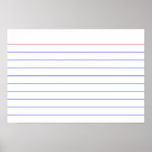Index Card Poster