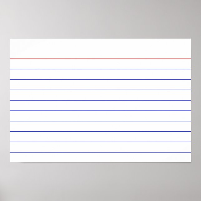 Index Card Poster (Front)