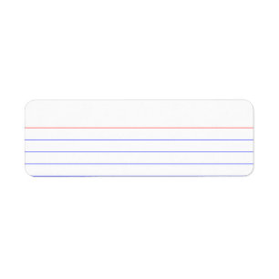 Index Card Return Address Label