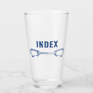Index Climbing Quickdraw Glass