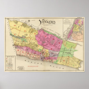 Index map Yonkers atlas Poster
