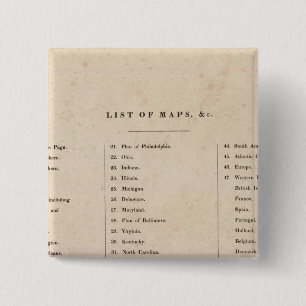Index of General Atlas of the World 15 Cm Square Badge