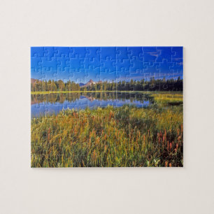 Index Peak reflects into Mud Lake on the Jigsaw Puzzle