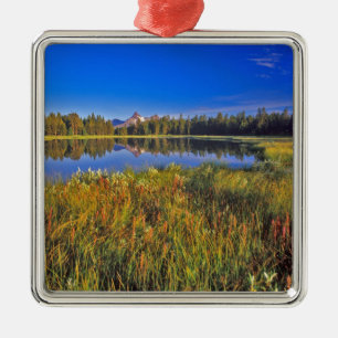 Index Peak reflects into Mud Lake on the Metal Tree Decoration