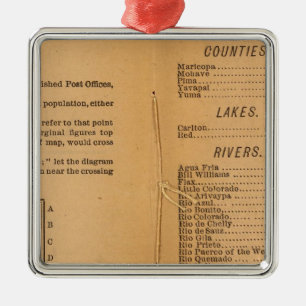 Index Rand McNally's Arizona Metal Tree Decoration