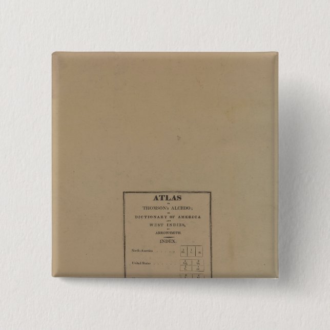 Index to Atlas 15 Cm Square Badge (Front)