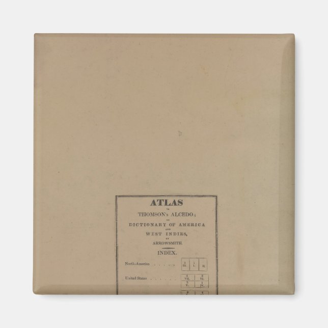 Index to Atlas Magnet (Front)