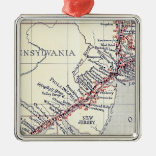 Index to the Plates in Survey of the Roads Metal Tree Decoration