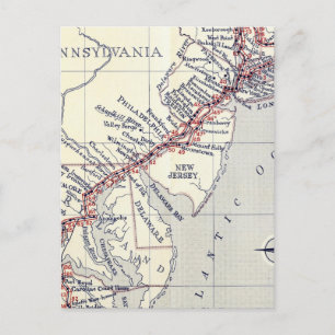 Index to the Plates in Survey of the Roads Postcard