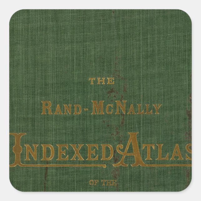Indexed Atlas Square Sticker (Front)