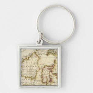India 3 key ring