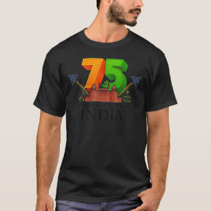 India 75th Independence Day 2021 2022 Indian Inde T-Shirt