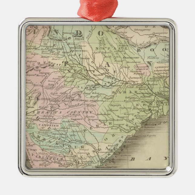 India 9 metal ornament (Front)