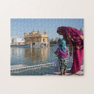 India Amritsar Golden Temple. Jigsaw Puzzle