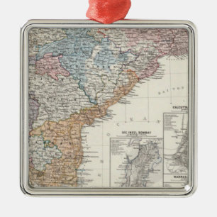 India and Central Asia Metal Tree Decoration
