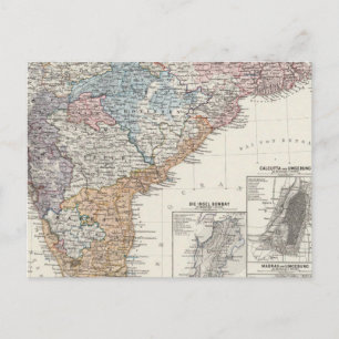 India and Central Asia Postcard