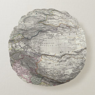 India and China Round Cushion