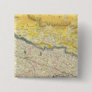 India and Nepal 15 Cm Square Badge