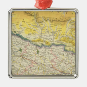 India and Nepal Metal Tree Decoration