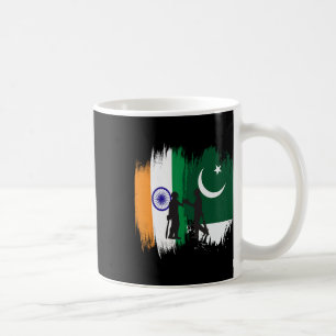 India And Pakistan Cricket Patriotic Gift For Fina Coffee Mug