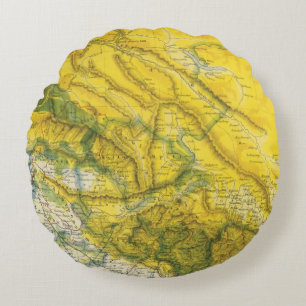 India and Pakistan Round Cushion