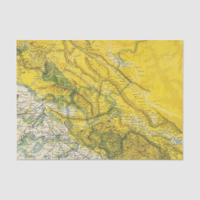 India and Pakistan Tissue Paper (Front)