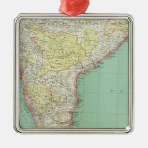 India and Sri Lanka 2 Metal Tree Decoration