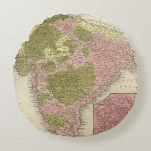 India and Sri Lanka Round Cushion