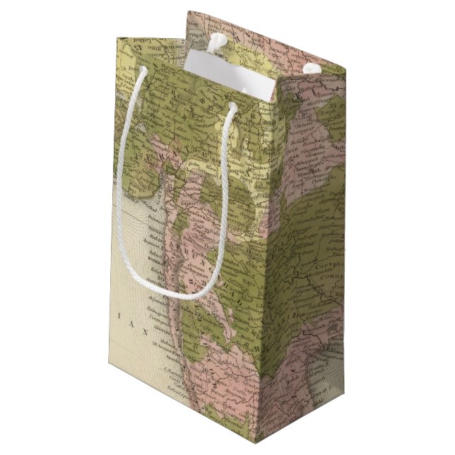 India and Sri Lanka Small Gift Bag (Back Angled)