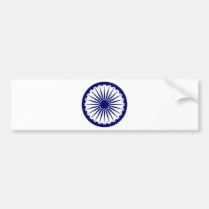 India Ashoka Chakra Bumper Sticker