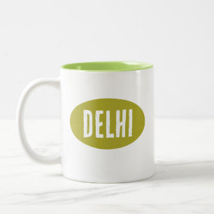 India Beautiful Green Dehli Mug