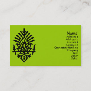 India Block Print Business Card