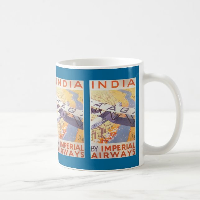 India by Imperial Airways Coffee Mug (Right)