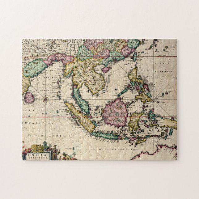 India & Ceylon to Australia Jigsaw Puzzle (Horizontal)