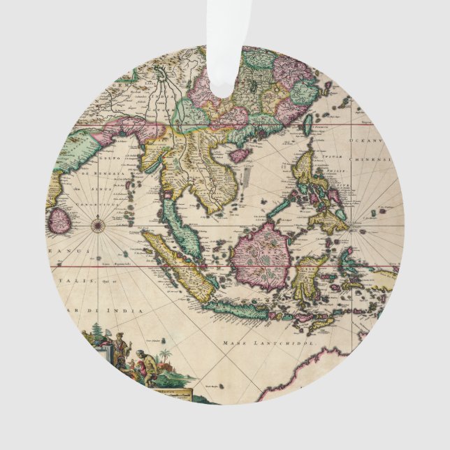 India & Ceylon to Australia Ornament (Front)