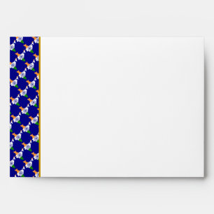 INDIA Christian Custom Wedding BLUE Envelope