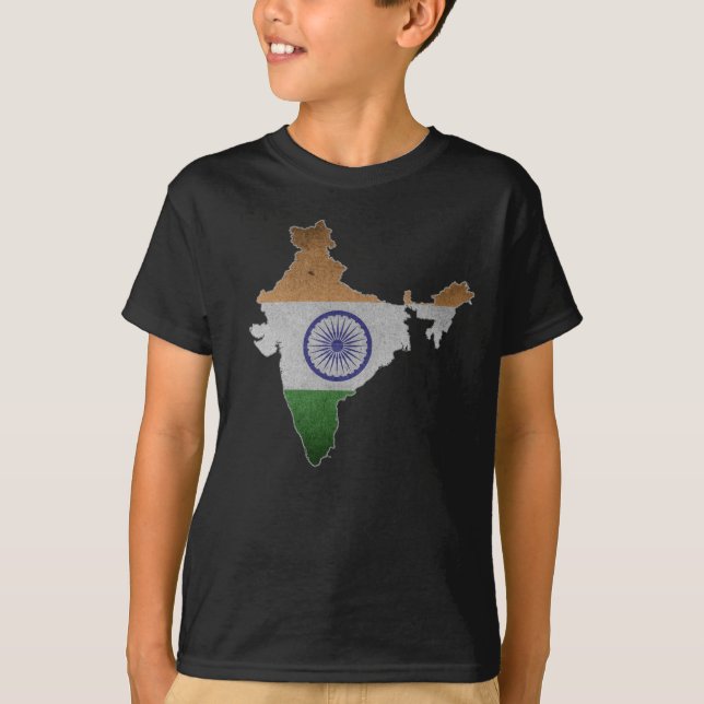 india country flag T-Shirt (Front)