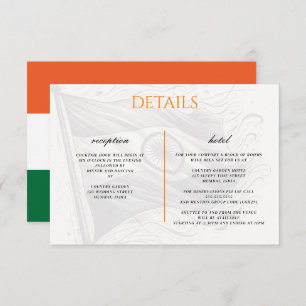 India Couple Enclosure Card