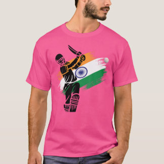 India Cricket 2024 Jersey Indian Cricket Squad Fla T-Shirt