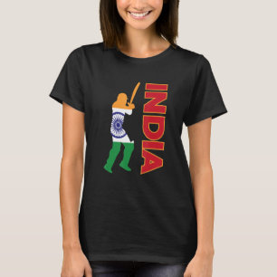 India Cricket India Flag Indian Cricket Team Crick T-Shirt