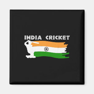 India Cricket Jersey With Indian Flag Gift  Magnet